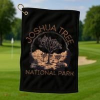 Joshua Tree National Park Golf Towel thumb 1