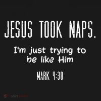 Jesus Took Naps Mark 438 Funny Saying Christian Polo thumb 3