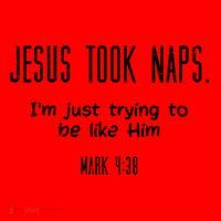 Jesus Took Naps Mark 438 Funny Saying Christian Santa Hat thumb 1