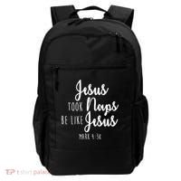 Jesus Took Naps Be Like Jesus Mark 4:38 Backpack thumb 0