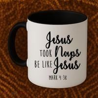 Jesus Took Naps Be Like Jesus Mark 4:38 Coffee Mug thumb 2
