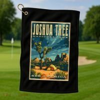 Joshua Tree National Park Golf Towel thumb 1