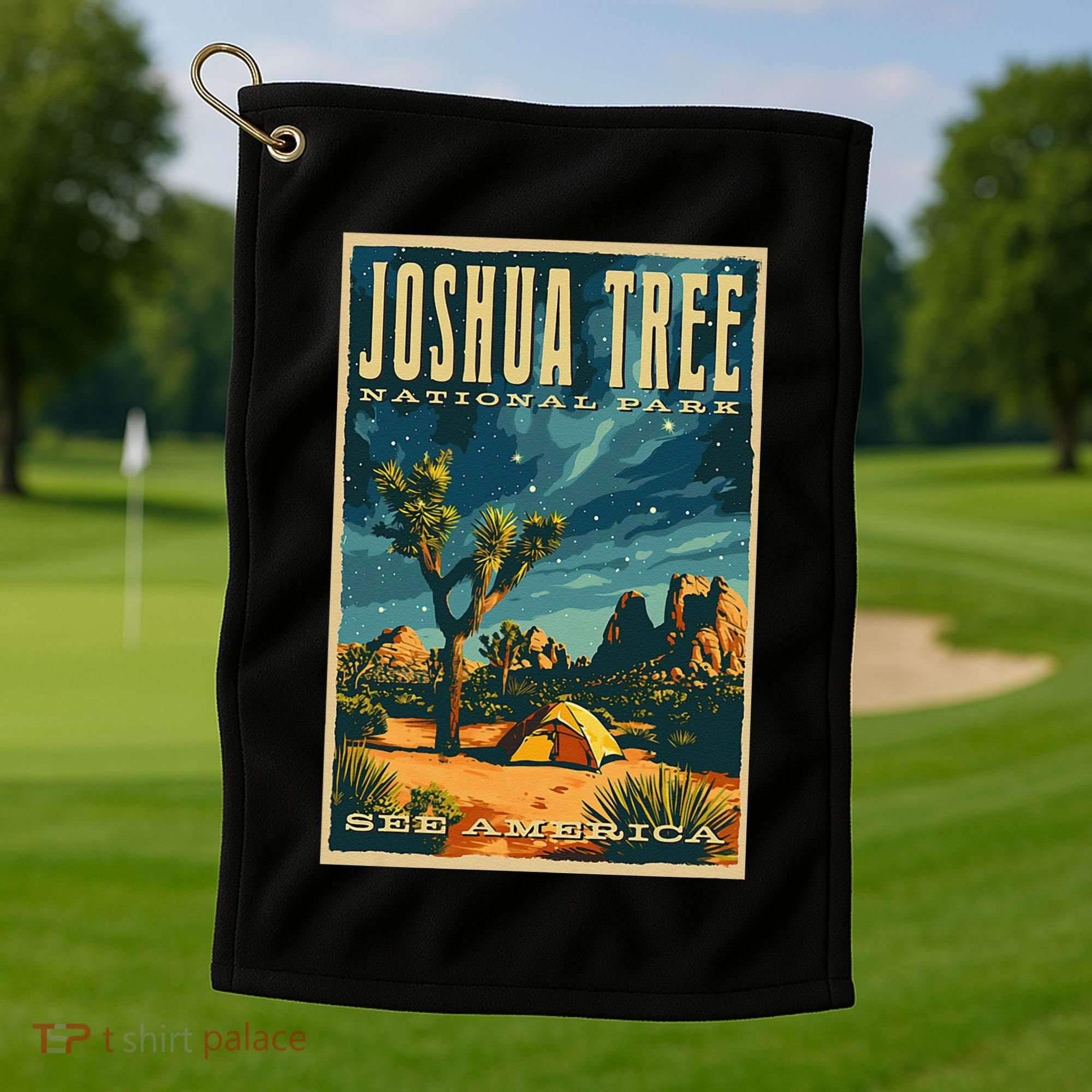 Joshua Tree National Park Golf Towel