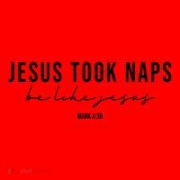 Jesus Took Naps Be Like Jesus Santa Hat thumb 1