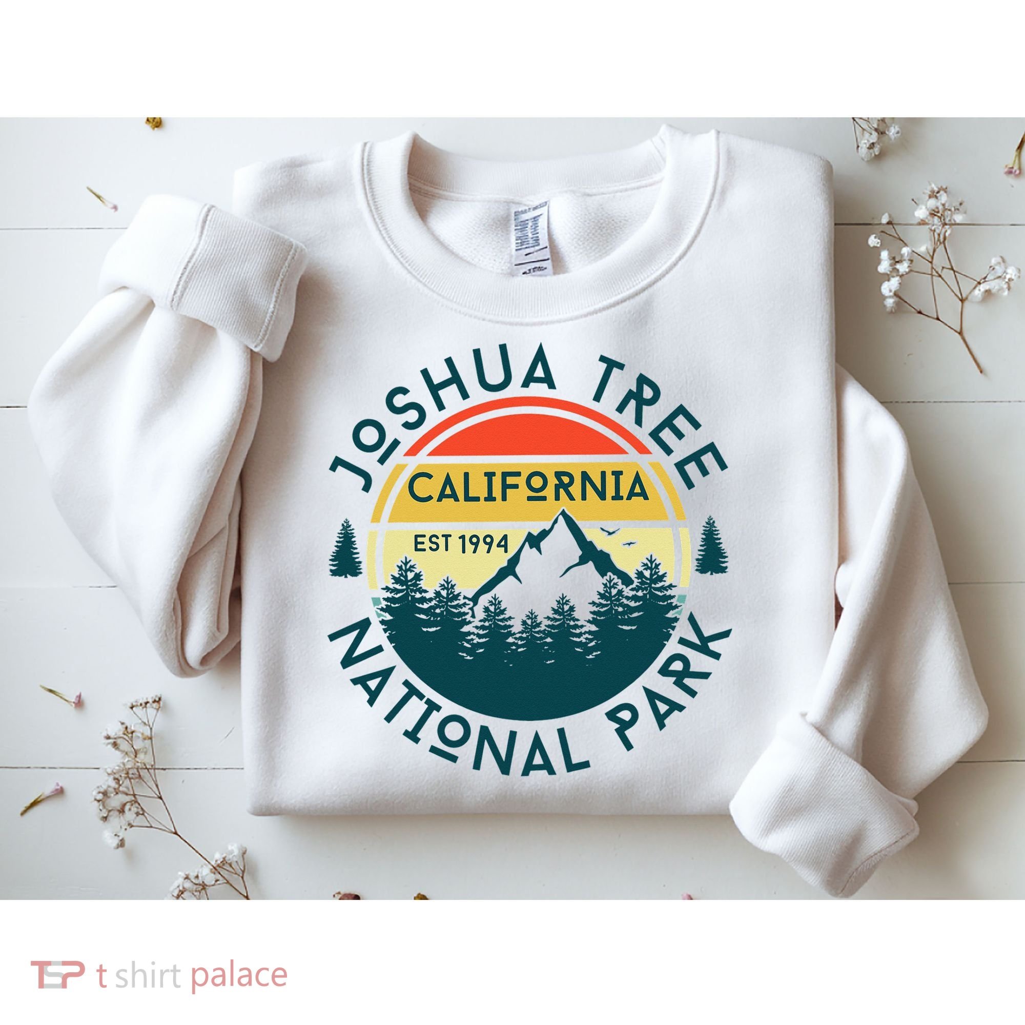 Joshua Tree National Park California Hiking Nature Outdoors Sweatshirt