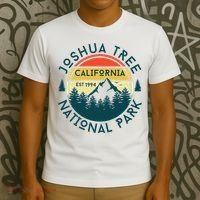 Joshua Tree National Park California Hiking Nature Outdoors T-Shirt thumb 3