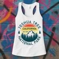Joshua Tree National Park California Hiking Nature Outdoors Women's Tank Top thumb 3