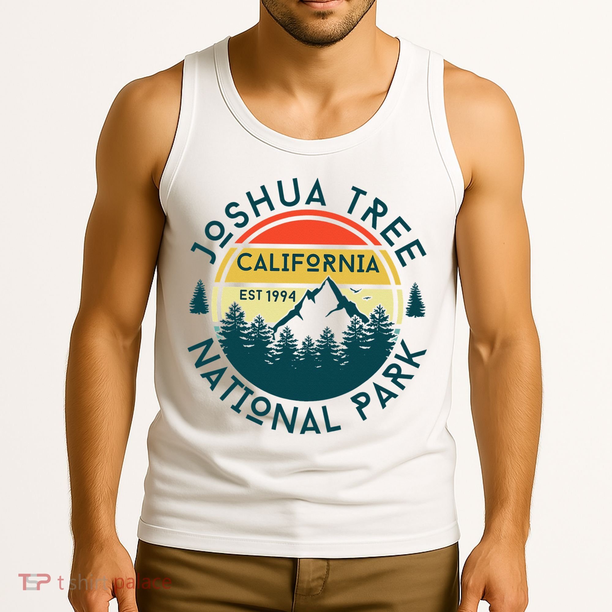 Joshua Tree National Park California Hiking Nature Outdoors Tank Top