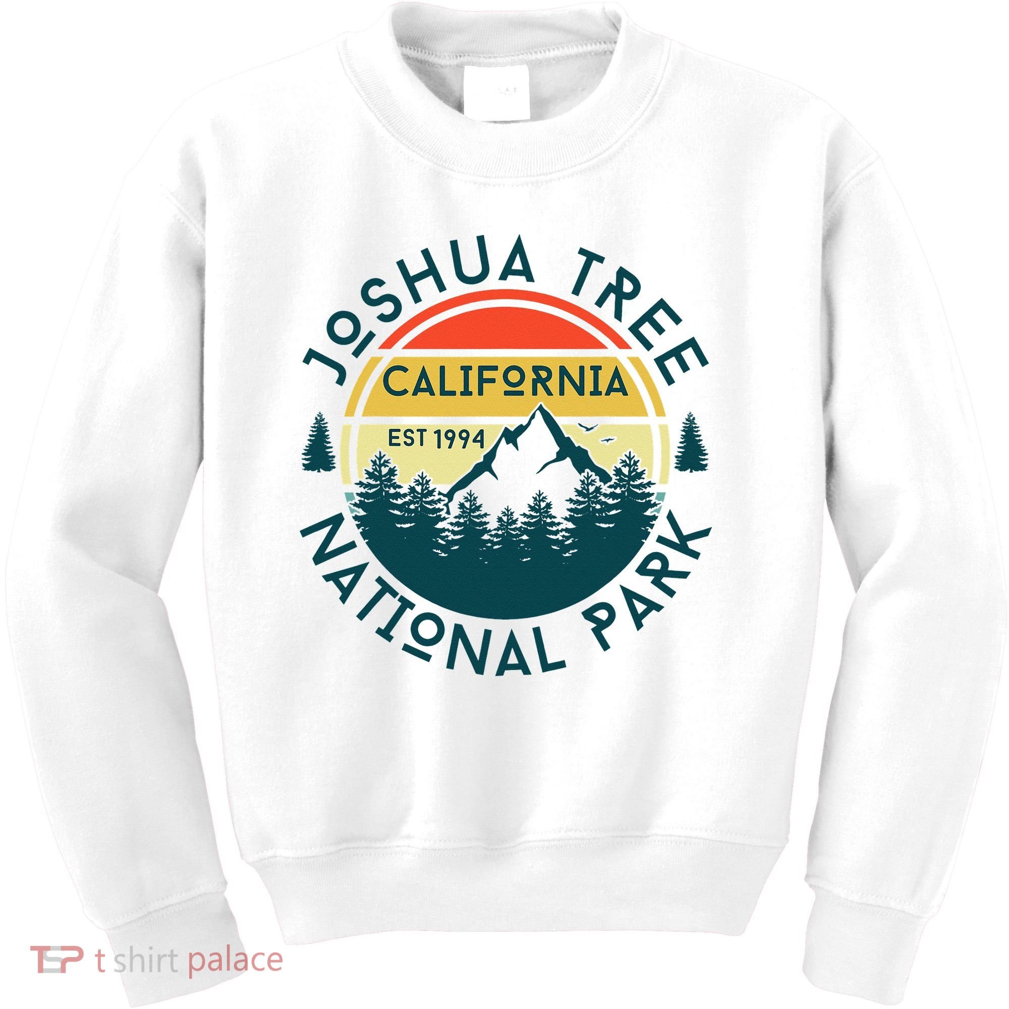Joshua Tree National Park California Hiking Nature Outdoors Kids Sweatshirt