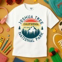 Joshua Tree National Park California Hiking Nature Outdoors Kids T-Shirt thumb 3