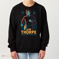 Jim Thorpe Neon Iconic Athlete Women's Sweatshirt thumb 0