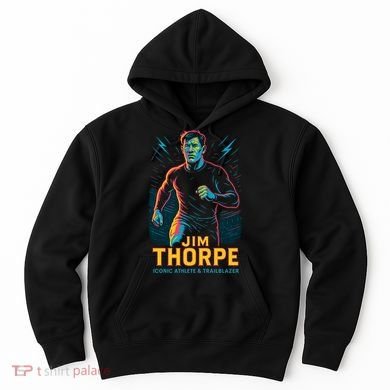Jim Thorpe Neon Iconic Athlete Hoodie