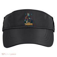 Jim Thorpe Neon Iconic Athlete Adult Drive Performance Visor thumb 0