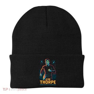 Jim Thorpe Neon Iconic Athlete Beanie