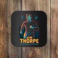 Jim Thorpe Neon Iconic Athlete Coaster thumb 0