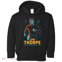 Jim Thorpe Neon Iconic Athlete Toddler Hoodie thumb 0