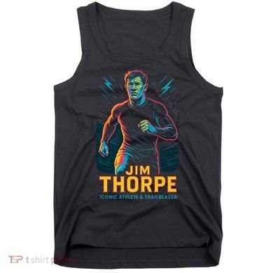 Jim Thorpe Neon Iconic Athlete Tank Top