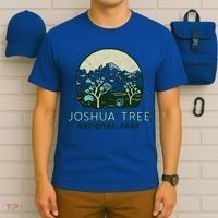 Joshua Tree National Park Vintage Mountains And Trees Sketch Gift T-Shirt thumb 6