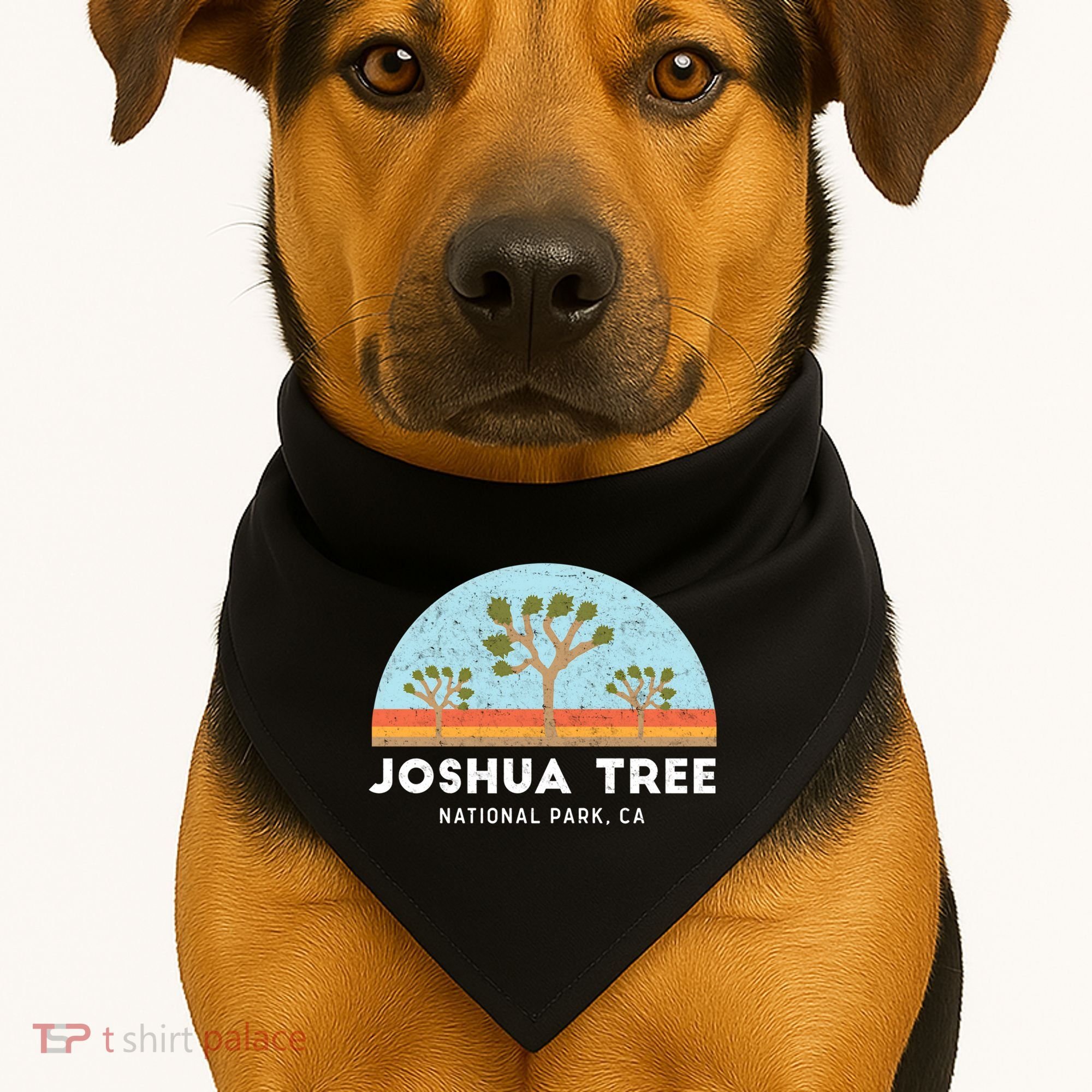 Joshua Tree National Park Meaningful Gift USA-Made Doggie Bandana