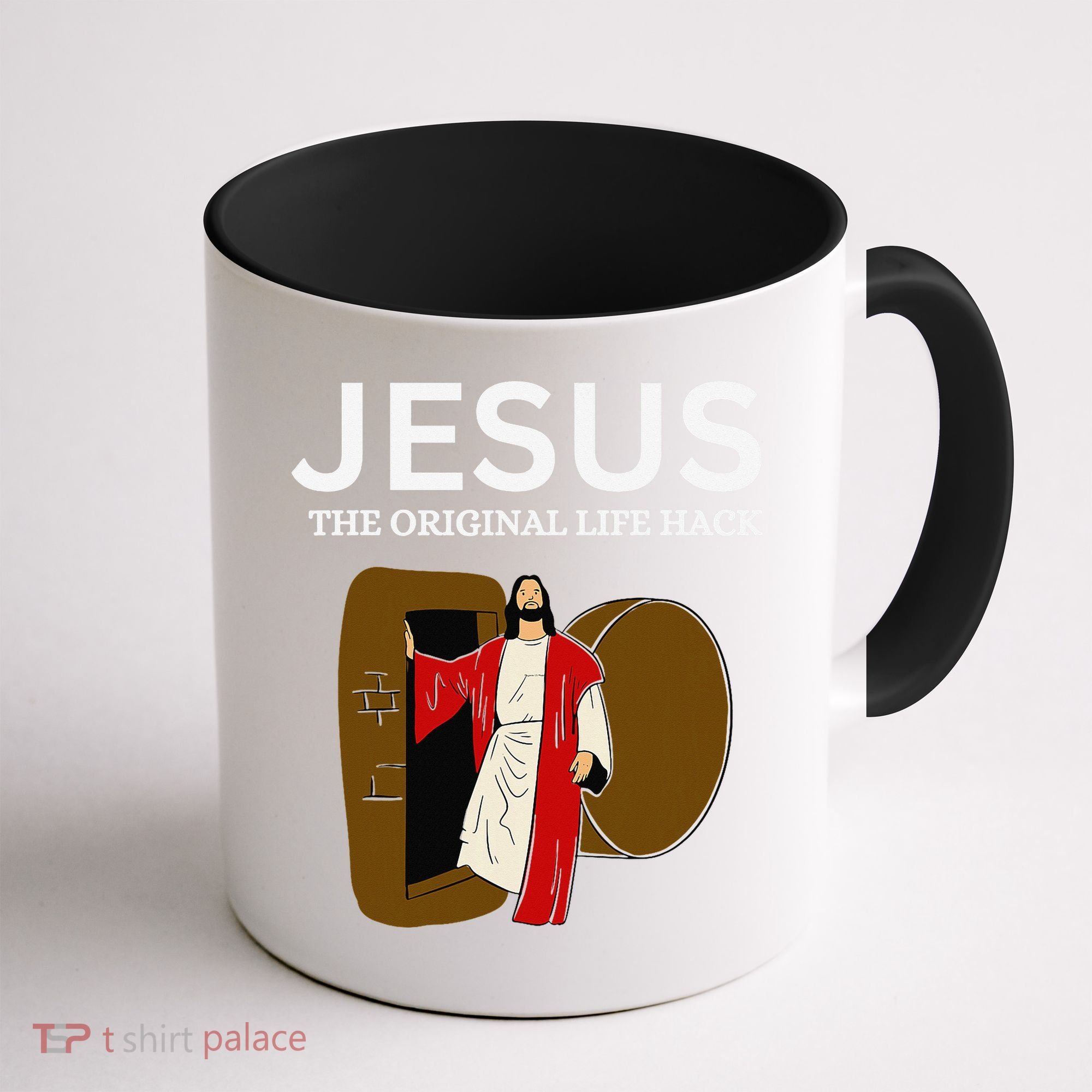 Jesus The Original Life Hack Funny Christian Easter Coffee Mug