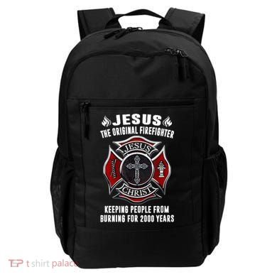 Jesus The Original Firefighter Backpack
