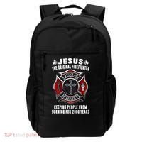 Jesus The Original Firefighter Backpack thumb 0