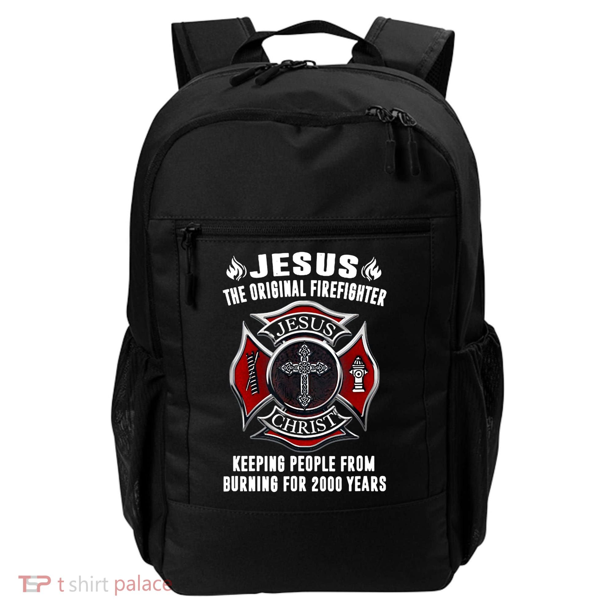Jesus The Original Firefighter Backpack