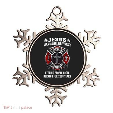 Jesus The Original Firefighter Ornament