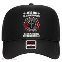 Jesus The Original Firefighter Hat thumb 0