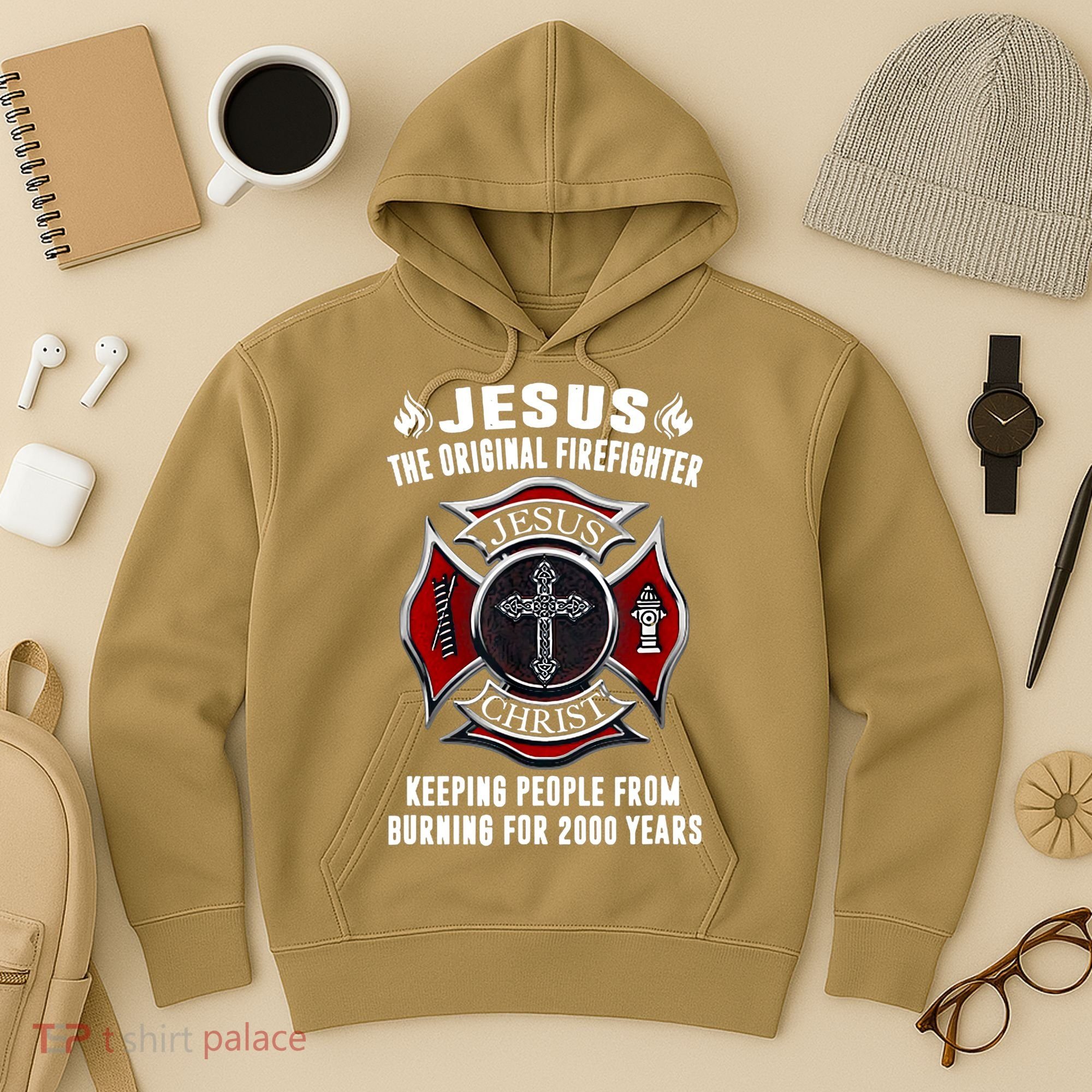 Jesus The Original Firefighter Hoodie
