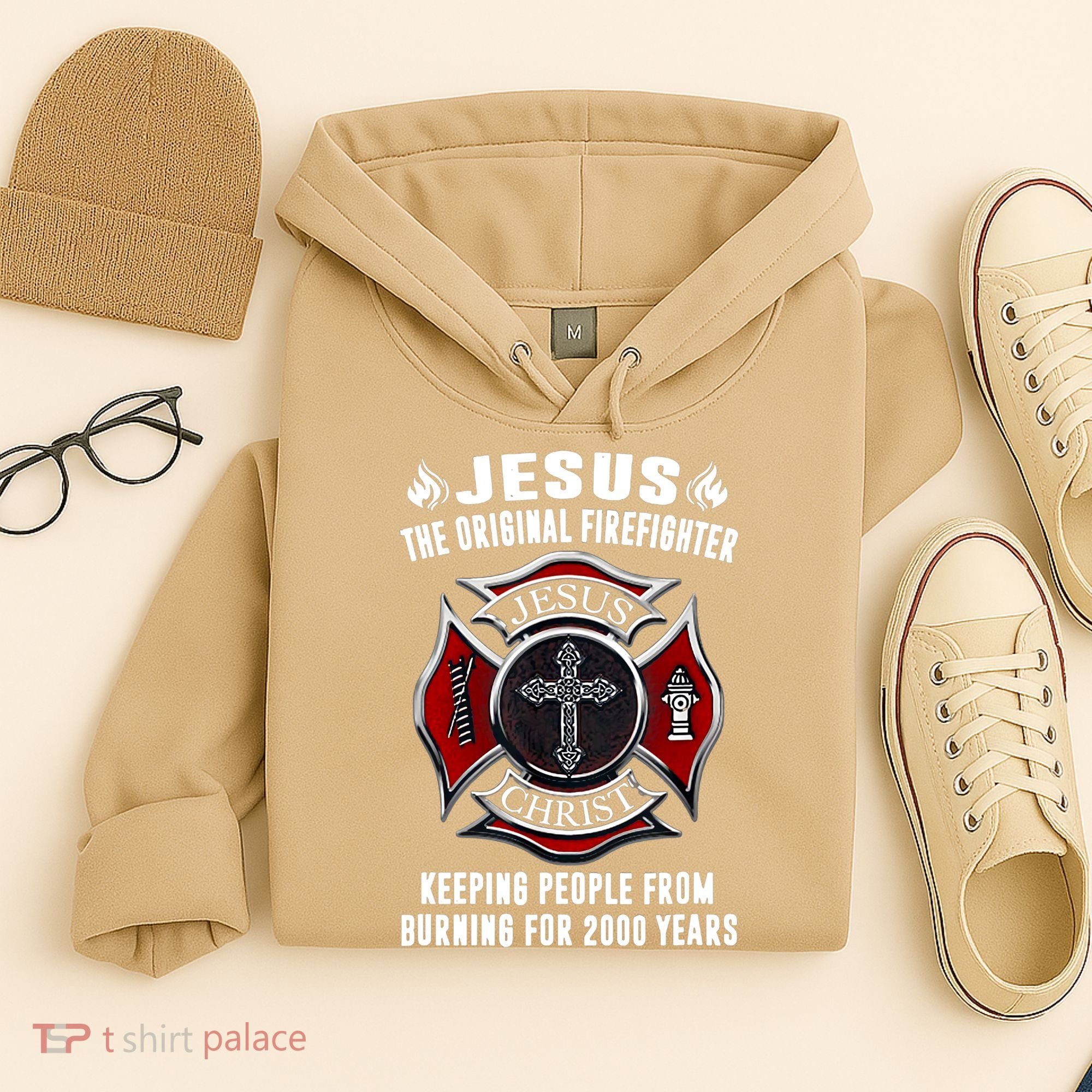 Jesus The Original Firefighter Hoodie