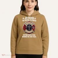 Jesus The Original Firefighter Hoodie thumb 5