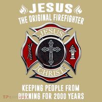 Jesus The Original Firefighter Long Sleeve Shirt thumb 2