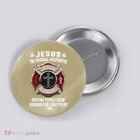 Jesus The Original Firefighter Button thumb 0