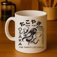 Japanese Takoyaki Osaka Coffee Mug thumb 4