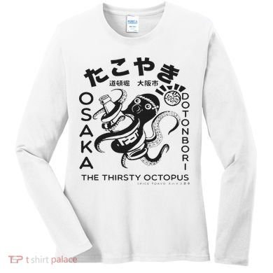 Japanese Takoyaki Osaka Women's Long Sleeve Shirt
