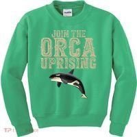 Join The Orca Uprising Kids Sweatshirt thumb 0