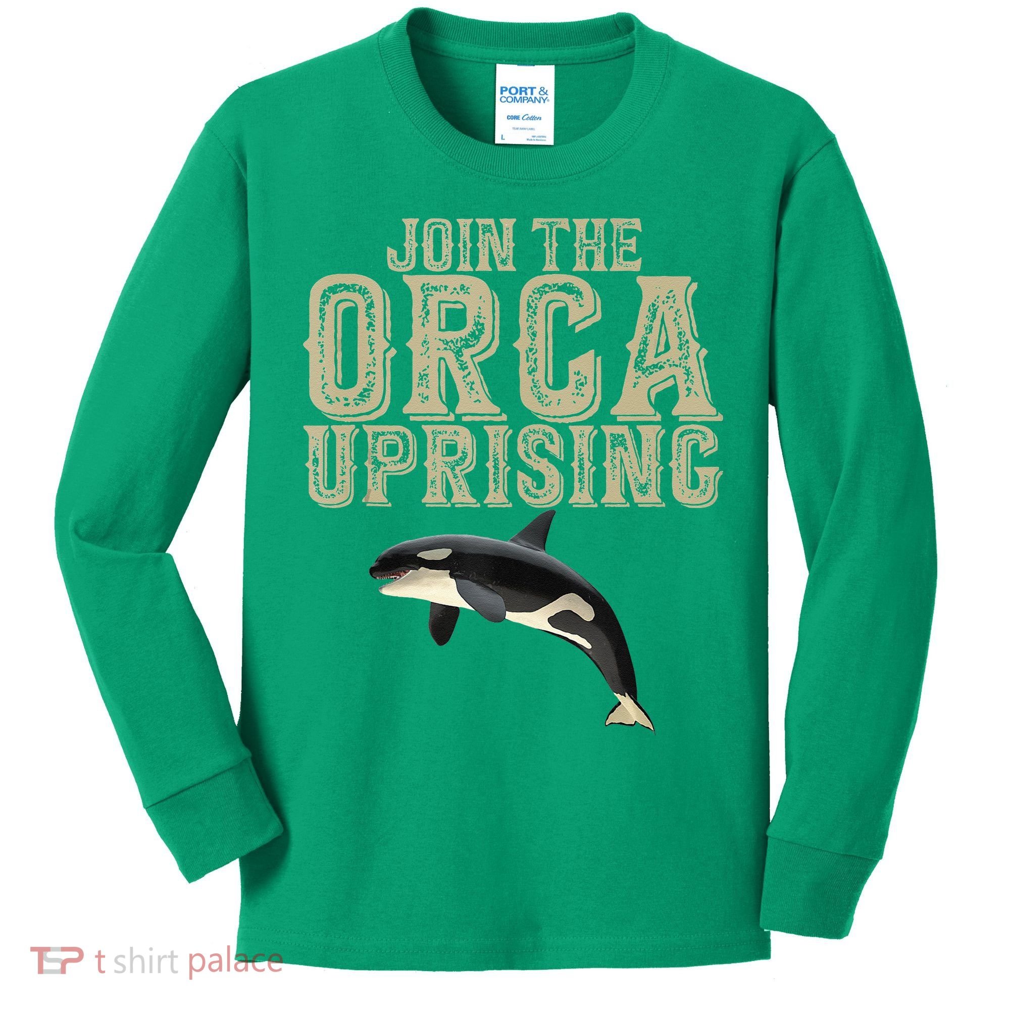 Join The Orca Uprising Kids Long Sleeve Shirt