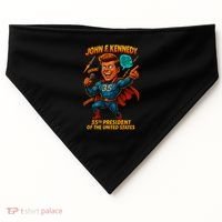 JFK The Presidential Chronicles USA-Made Doggie Bandana thumb 0