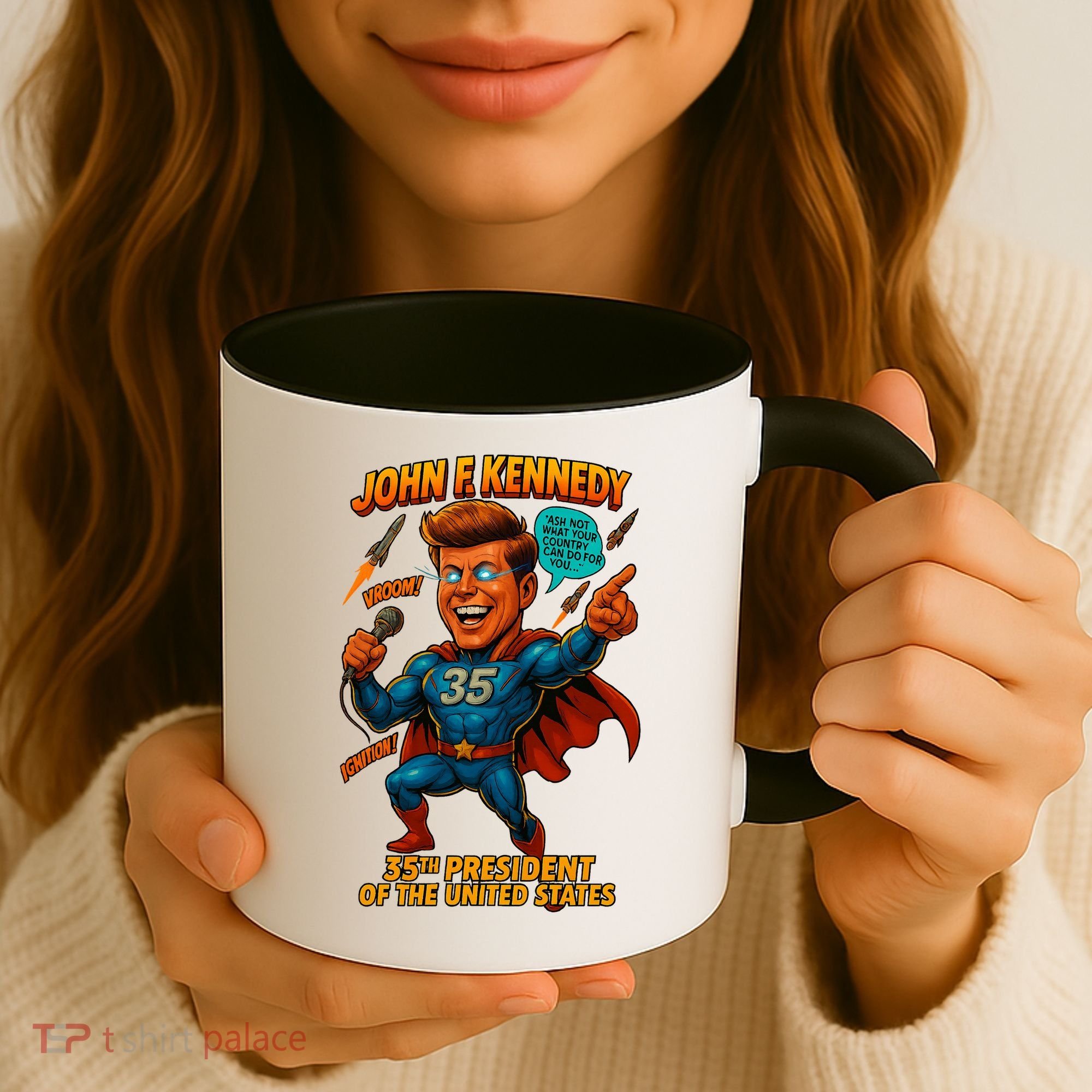 JFK The Presidential Chronicles Coffee Mug