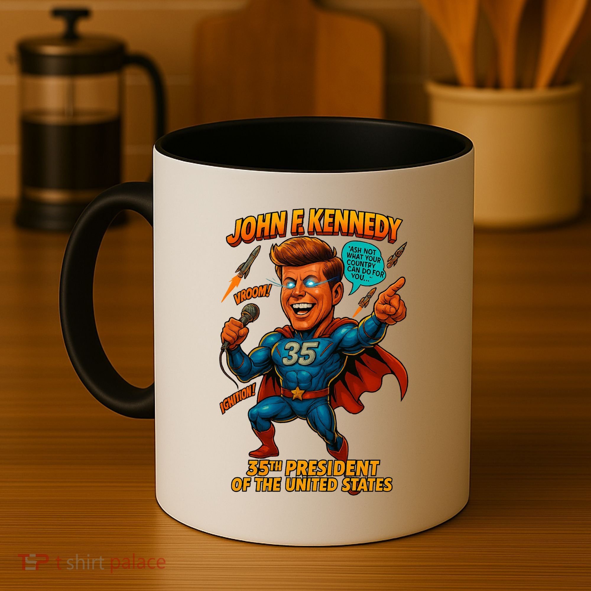 JFK The Presidential Chronicles Coffee Mug