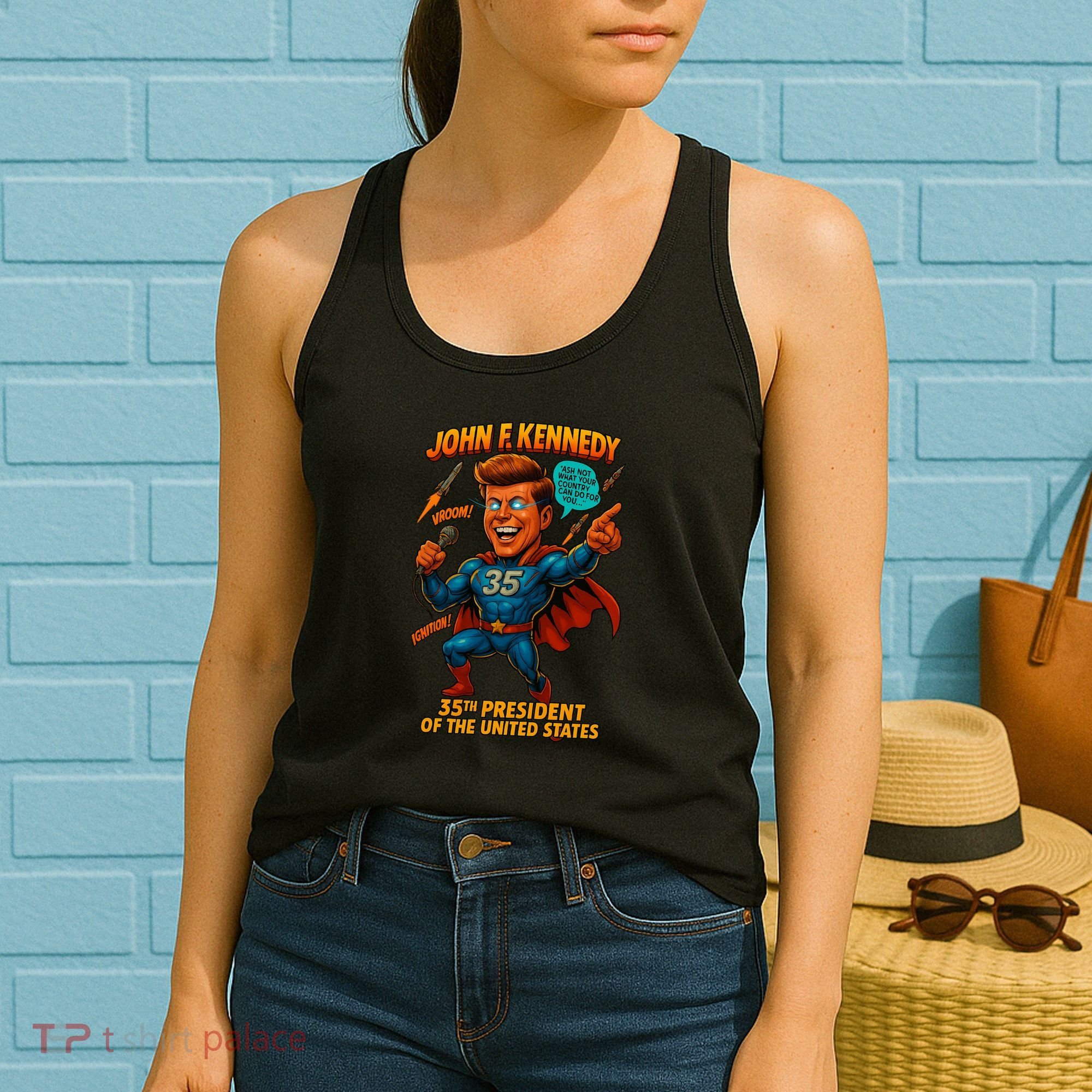 JFK The Presidential Chronicles Women's Tank Top