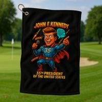 JFK The Presidential Chronicles Golf Towel thumb 1