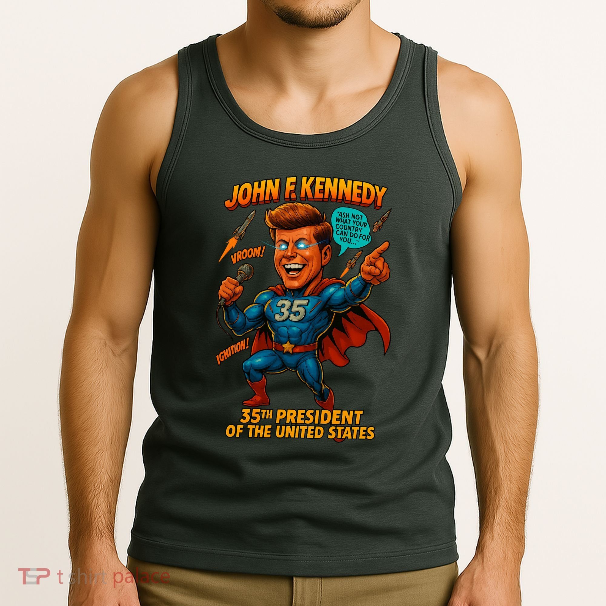 JFK The Presidential Chronicles Tank Top
