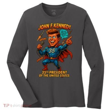 JFK The Presidential Chronicles Women's Long Sleeve Shirt