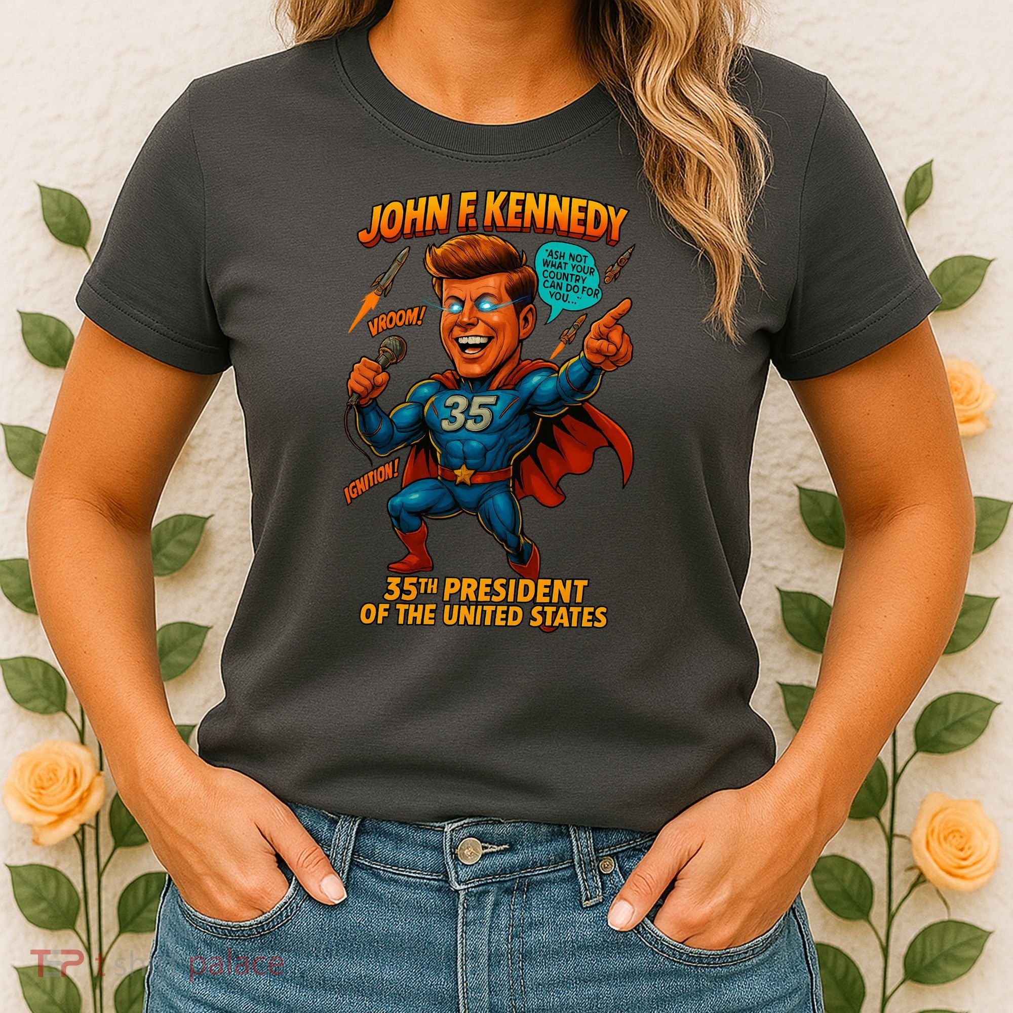 JFK The Presidential Chronicles Women's T-Shirt