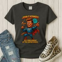 JFK The Presidential Chronicles Women's T-Shirt thumb 3