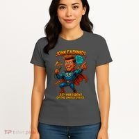 JFK The Presidential Chronicles Women's T-Shirt thumb 4