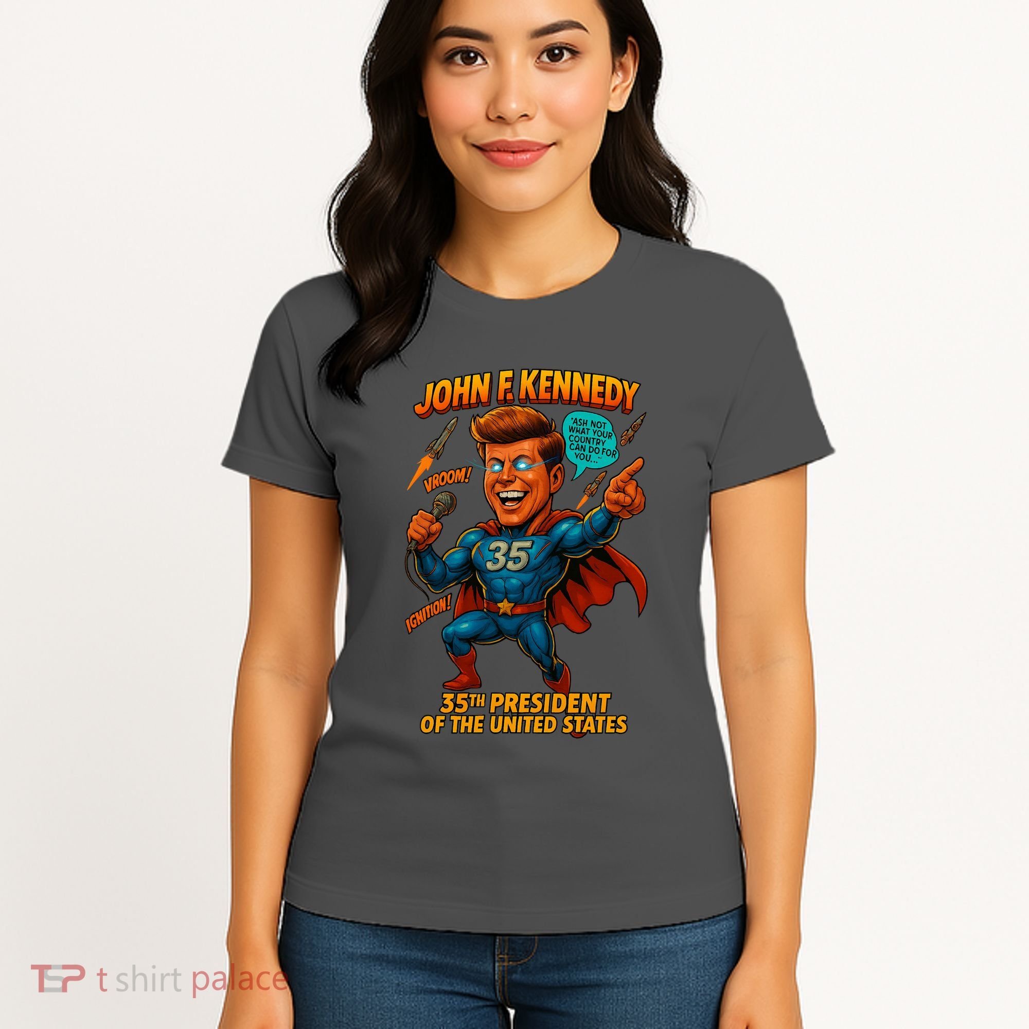 JFK The Presidential Chronicles Women's T-Shirt