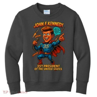 JFK The Presidential Chronicles Kids Sweatshirt